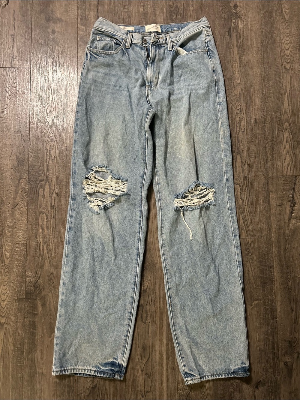 Light Blue Distressed womens Jeans